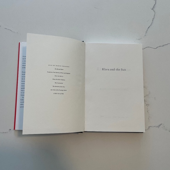 Klara and the Sun by Kazuo Ishiguro, Hardcover Literary & Speculative Fiction - Picture 7 of 7